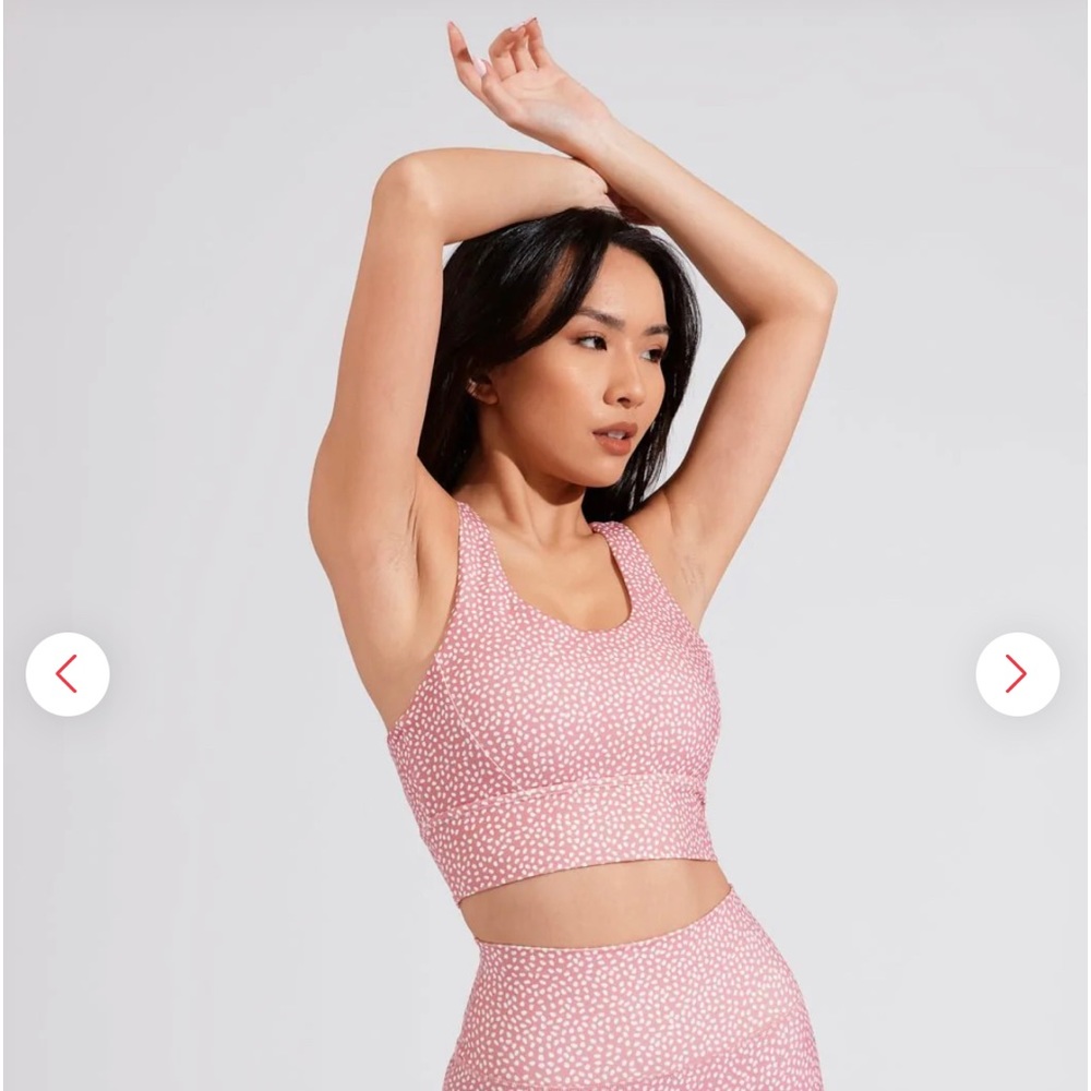 BuffBunny Rosa Sports Bra Bossy Pink Print